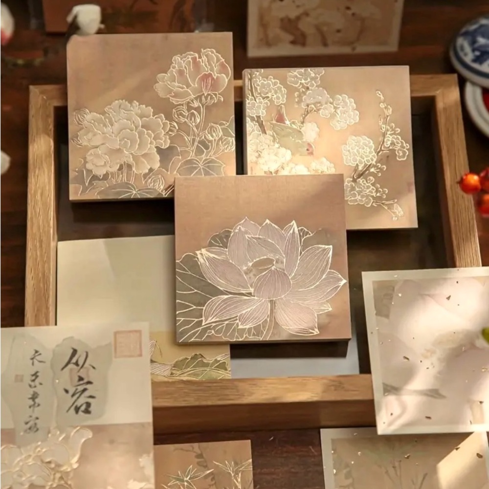 Elegant Floral Notecard Set